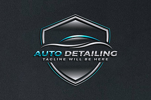 Auto Detailing Logo Design Template