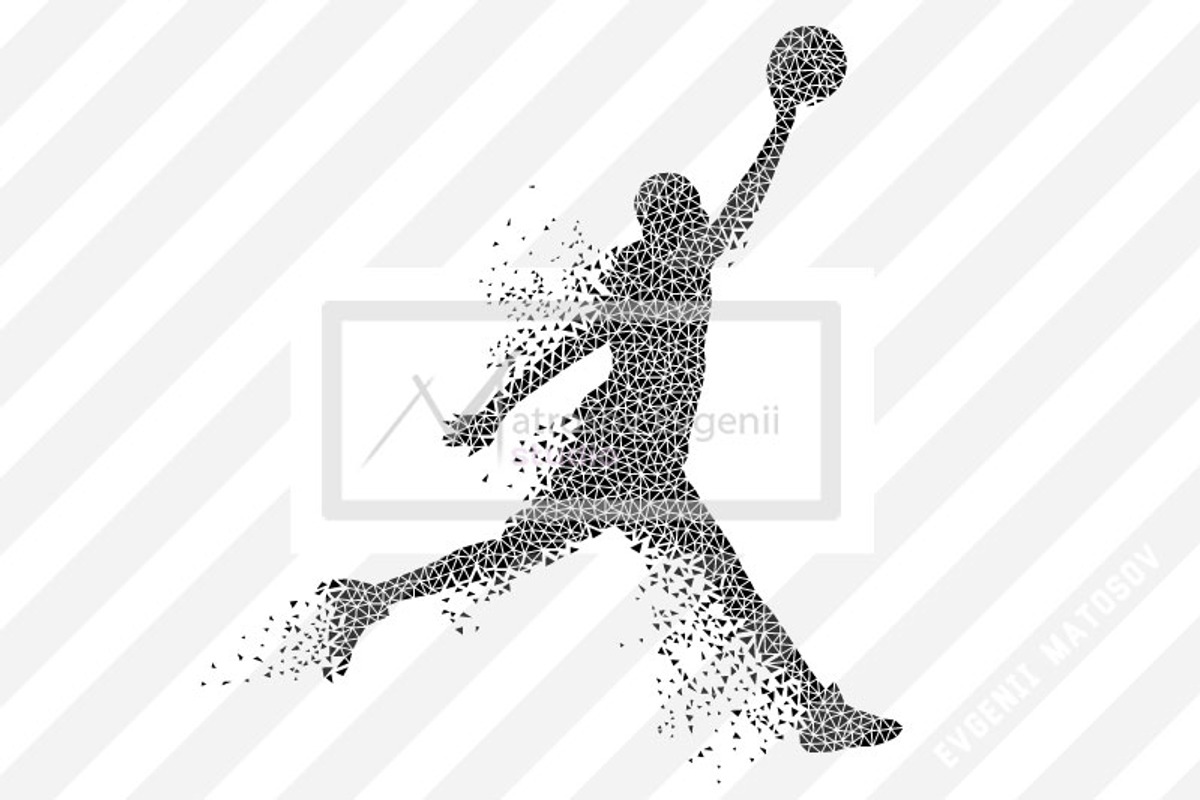 Silhouette of basketball players NBA, a Person Illustration by Matrosovv (Photo 5 of 9)