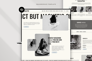 Squarespace Website Template Colette
