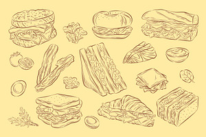 Sandwich Illustrations