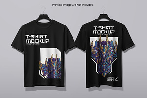 Front and Back T-Shirt Mockup