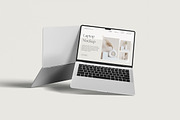 Minimalist Laptop Screen Mockup, a Mockup by My Code Std (Thumbnail 3 of 6)
