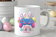 Easter Gamer PNG Sublimation, an Illustration by CraftArtStudio (Thumbnail 3 of 4)