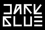 Dark Blue, a Font by GRAPHLAB (Thumbnail 1 of 2)