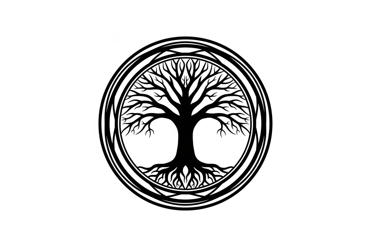 Tree of Life Circle Frame Bundle, an Illustration by Gaye Art (Photo 7 of 51)