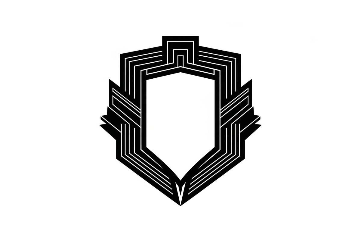 Art Deco Shield Frame SVG Bundle, an Illustration by Creativeshirt (Photo 3 of 31)