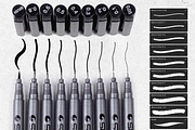 21 Monoline Brushes For Procreate, a Brush Add-On by Easy Procreate (Thumbnail 4 of 6)