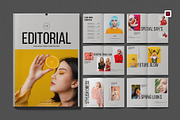 Editorial Lookbook Template, a Magazine Template by Work-Envance (Thumbnail 1 of 7)