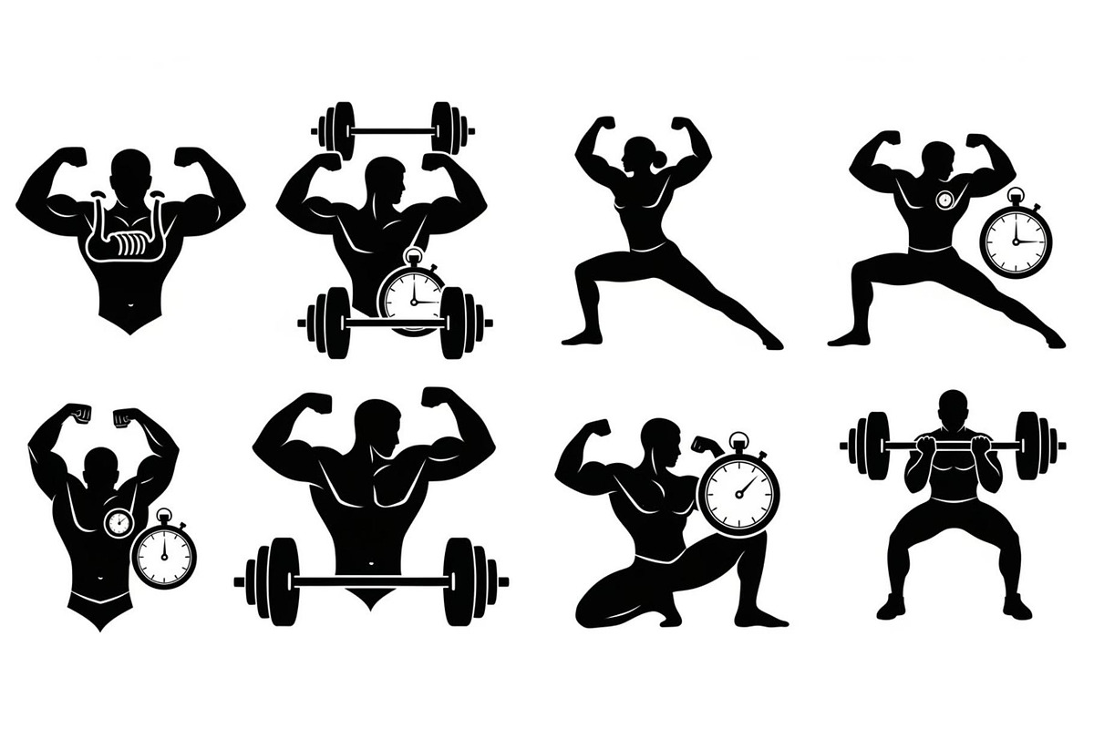 Ultimate Fitness Gym Vector Bundle, an Illustration by Creativeshirt (Photo 8 of 51)