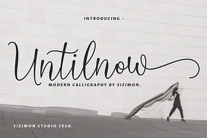 Untilnow Script Modern Calligraphy