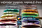 Watercolor Swashes, Washes & Drips, a Brush Add-On by Nancy Ingersoll (Thumbnail 7 of 7)