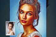 Realistic Oil Painting Art, an Action Add-On by U_Design (Thumbnail 10 of 11)