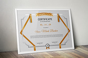 Certificate Word | PSD | AI, a Stationery Template by Curve Design (Thumbnail 2 of 6)