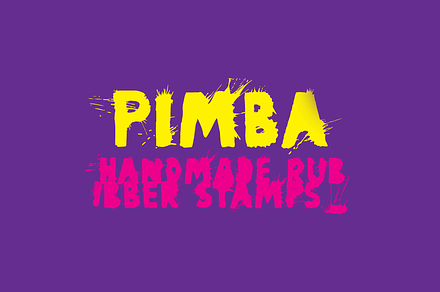 Digital font Pimba