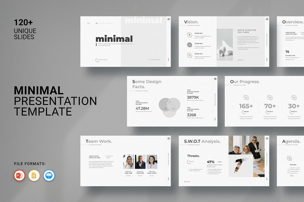 Minimal Presentation Template, a Presentation Template by Studio Temply (Photo 28 of 28)