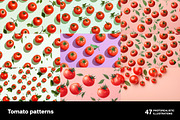 Tomato Patterns. 47 images, a Food Illustration by Handmadefont (Thumbnail 4 of 11)