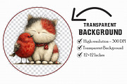 Whimsical Spring Cats Clipart, an Illustration by Libby Wishes (Thumbnail 5 of 7)
