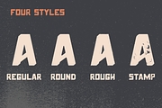 Smoke Stack Font Family (4 Fonts), a Sans Serif Font by The Forge Type Co (Thumbnail 4 of 8)