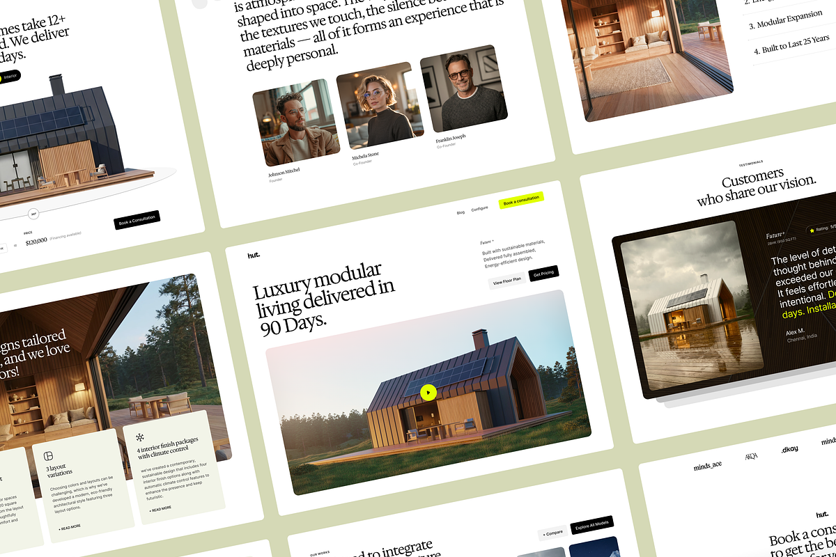 Hut — Luxury modular Framer Template, a Landing Page Template by PRAVEEN (Photo 4 of 4)