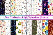 Christmas Light Seamless Pattern, a Pattern Graphic by Digital Studio (Thumbnail 1 of 8)