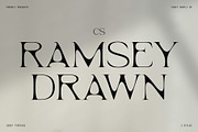 CS Ramsey Drawn, a Serif Font by Craft Supply Co. (Thumbnail 1 of 8)