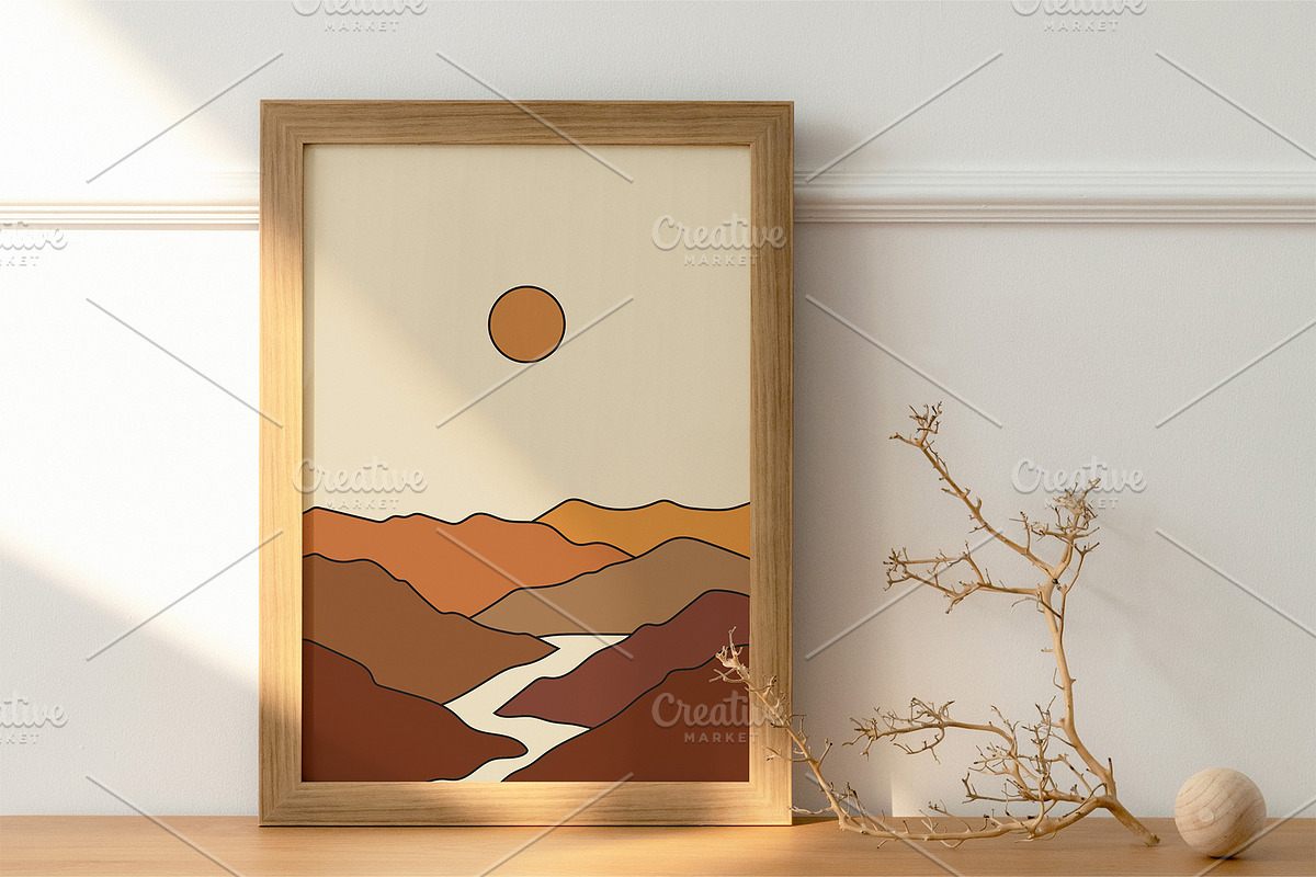 Collection of abstract landscapes, a Decorative Illustration by Nastasi (Photo 2 of 5)
