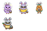 100 Kawaii Easter Chicks Transparent, an Object Graphic by XPERTDESIGNER (Thumbnail 18 of 18)