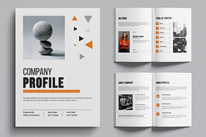Company Profile Design, a Brochure Template by MightyDesign