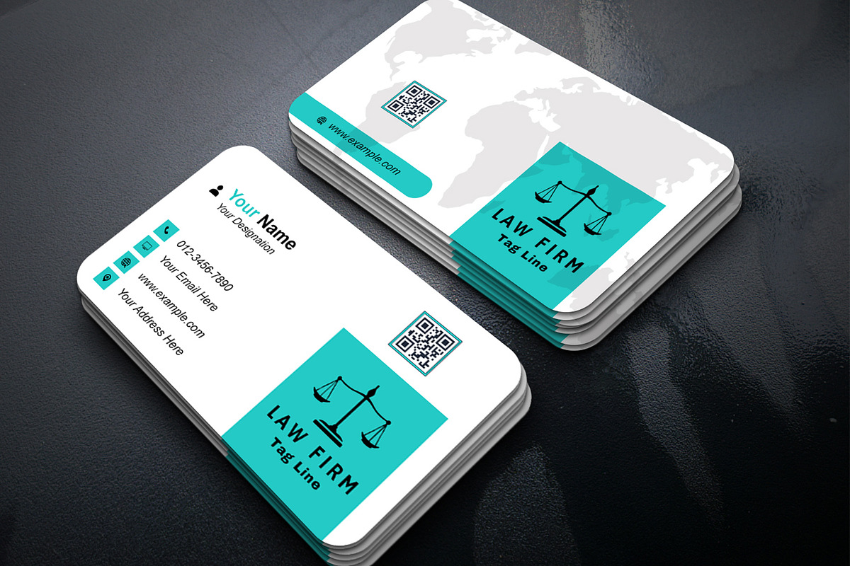 Law Consultant Card PSD preview 2