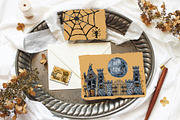 Happy Halloween clipart and paper, a Decorative Illustration by Artmanata (Thumbnail 12 of 16)