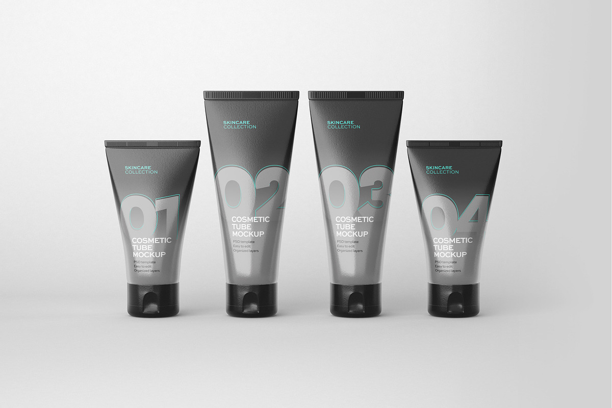 Cosmetics Mockup Set | Tube and Jar, a Cups & Container Mockup by Deeplab (Photo 16 of 16)