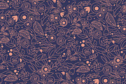 Playful Little Flowers patterns, a Pattern Graphic by Anny Cecilia Walter (Thumbnail 3 of 3)
