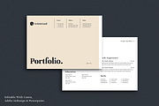 Minimal / Portfolio | Canva, PPTX, a Brochure Template by ArtisticLand (Thumbnail 1 of 18)