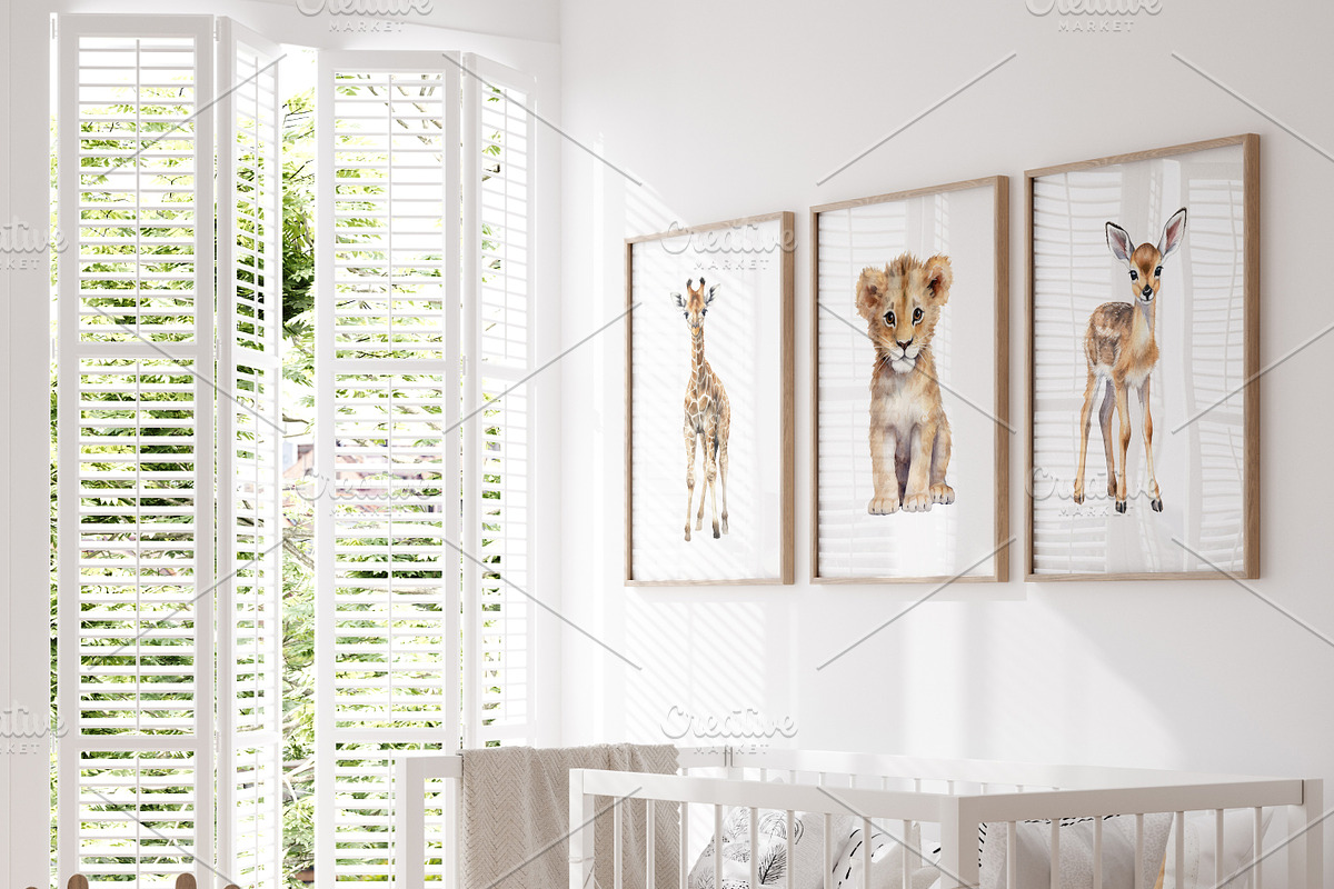 Frame mockup bundle in home interior, a Household Mockup by Artjafara (Photo 10 of 11)