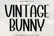 Vintage Bunny, a Script Font by InermediaSTUDIO (Thumbnail 1 of 8)