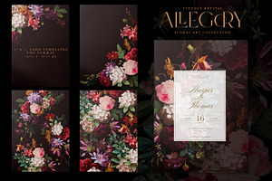 Antique Floral Art Collection