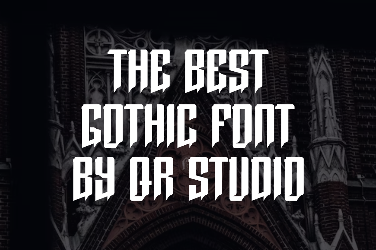 Hangtuak - Gothic & Blackletter Font, a Blackletter Font by QR Design Studio (Photo 3 of 6)