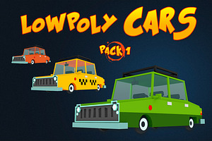 Low Poly Cars Pack 1