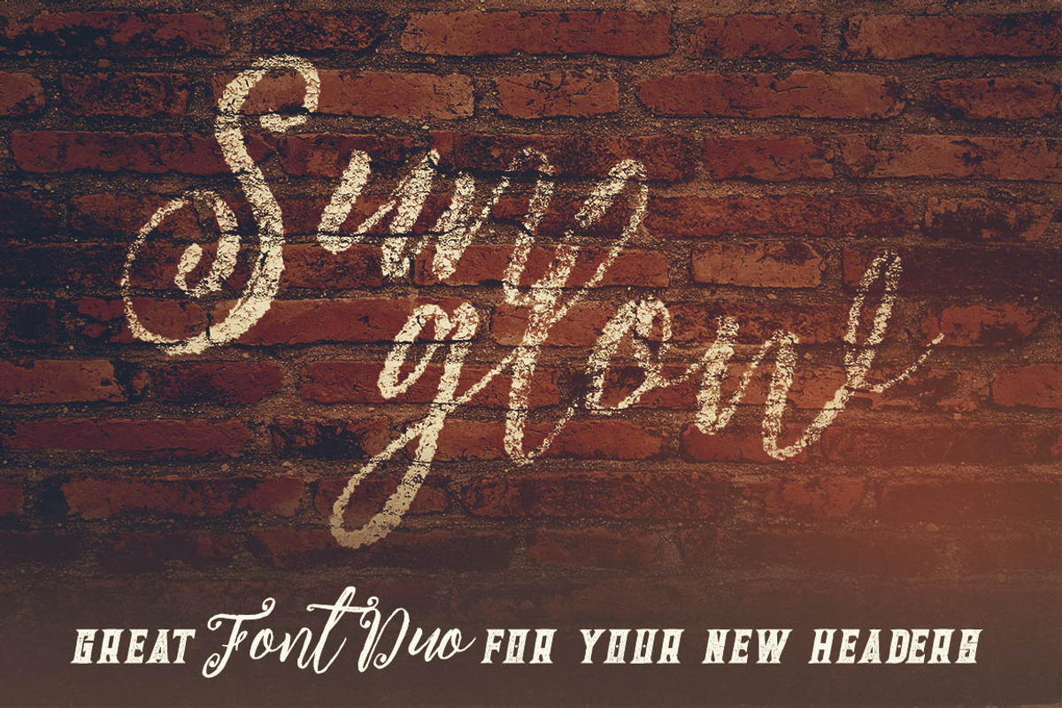 Sunglow Font Duo, a Script Font by Deeezy (Photo 4 of 7)