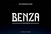 BENZA - Display Typeface, a Font by MLKWSN (Thumbnail 1 of 8)