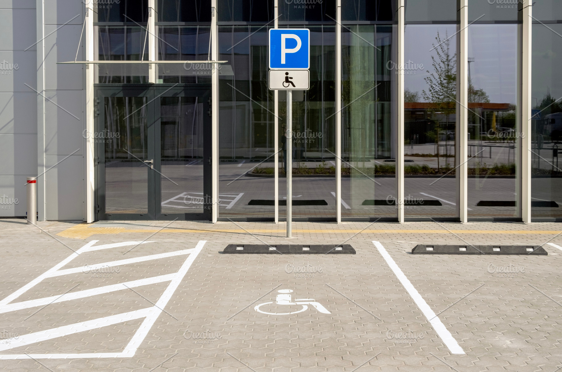 Parking place for disabled people, a Transportation Photo by BOOCYS