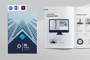 Company Profile | CANVA, a Brochure Template by KreateTribe (Thumbnail 1 of 11)