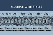 Barbed Wire Brush Set, a Brush Add-On by Zsolt Kosa Art (Thumbnail 2 of 6)