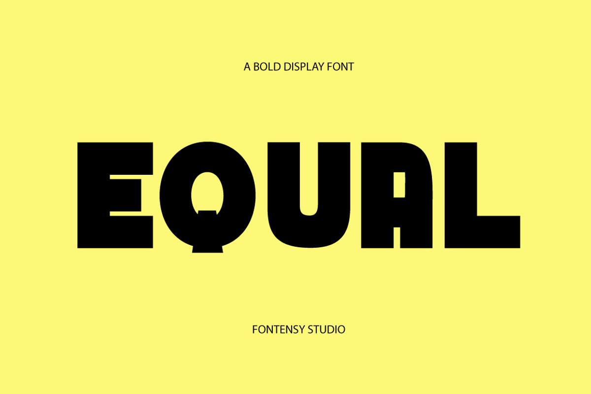 Equal Bold Sans Serif, a Sans Serif Font by Cut Story (Photo 10 of 10)