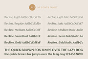 Recline, a Sans Serif Font by Digitype Studio (Thumbnail 2 of 10)