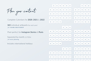 Instagram Planner 2022 PS