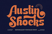 Austin Shocks, a Script Font by Rahagita Studio (Thumbnail 1 of 12)