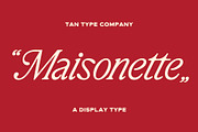 TAN-MAISONETTE, a Serif Font by TanType (Thumbnail 1 of 10)