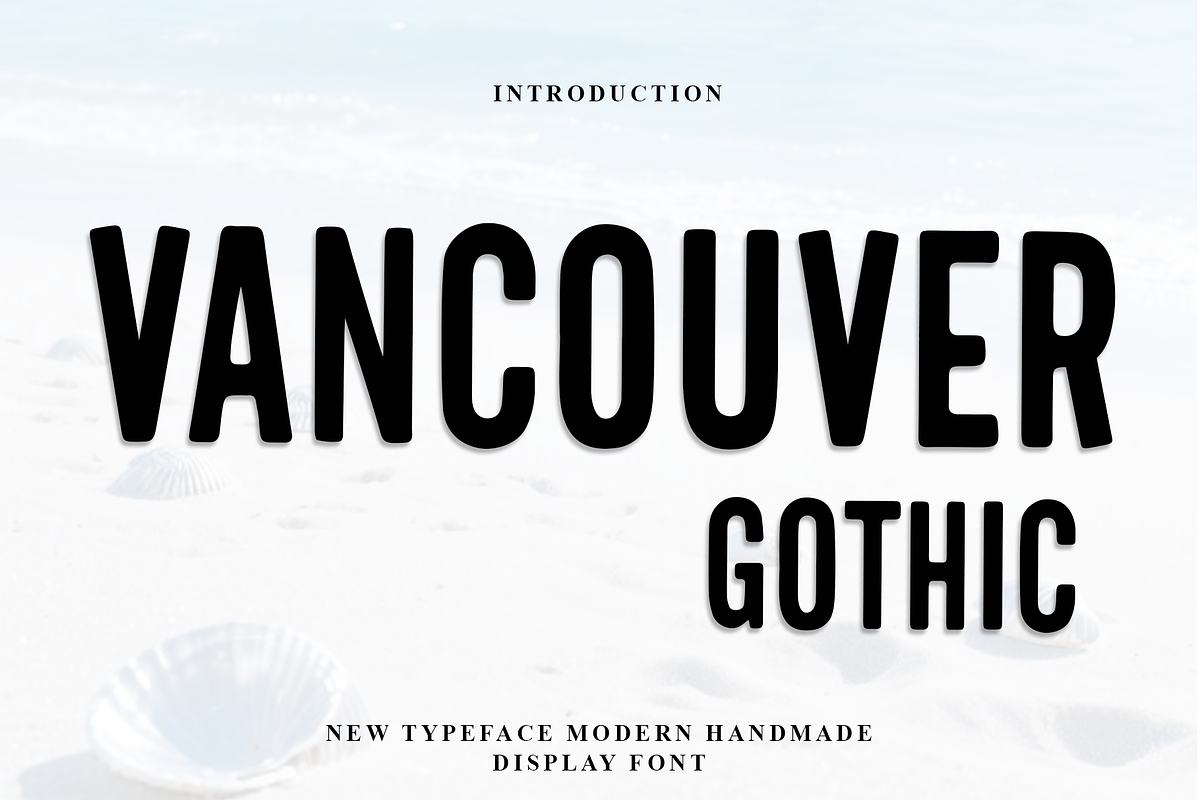 Vancouver Gothic, a Script Font by InermediaSTUDIO (Photo 1 of 8)