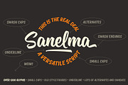 Sanelma, a Script Font by Mika Melvas (Thumbnail 1 of 11)
